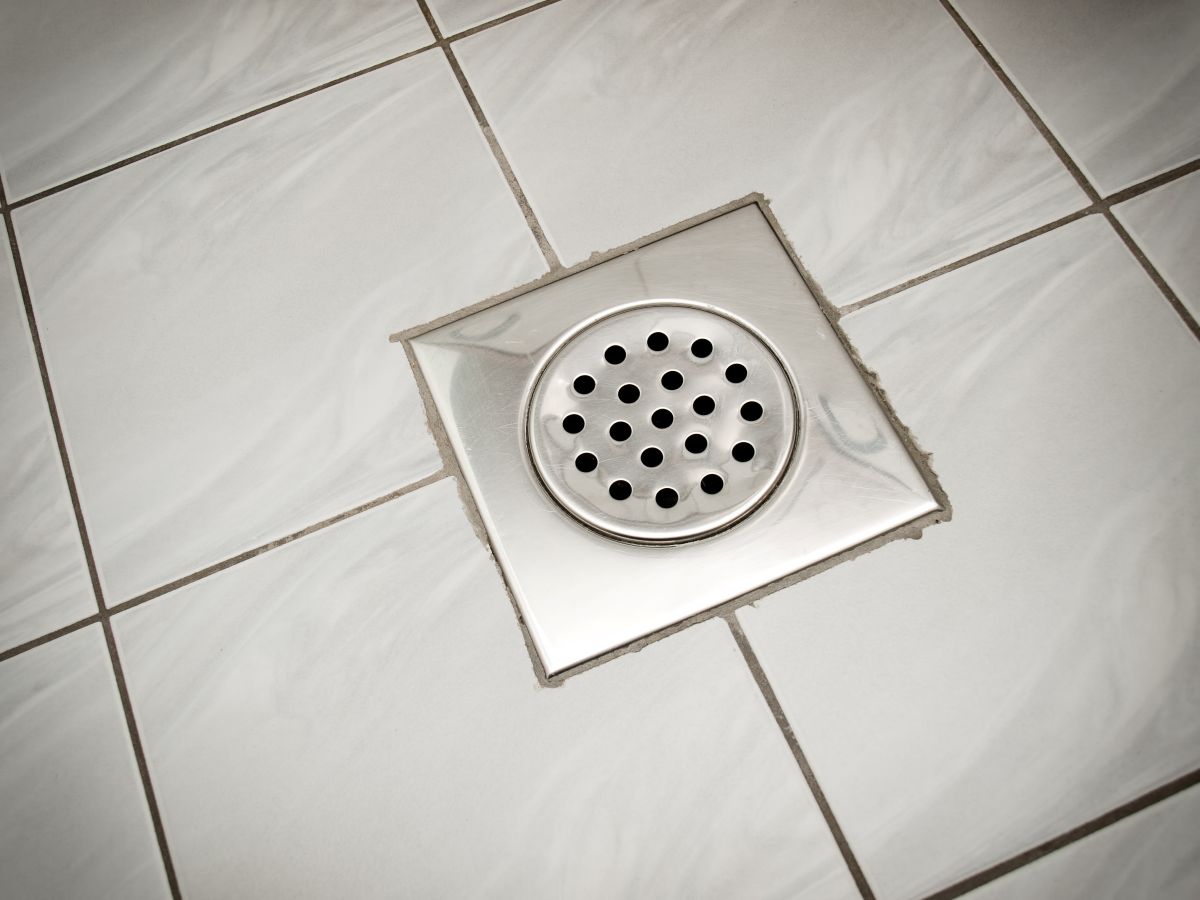 A floor drain