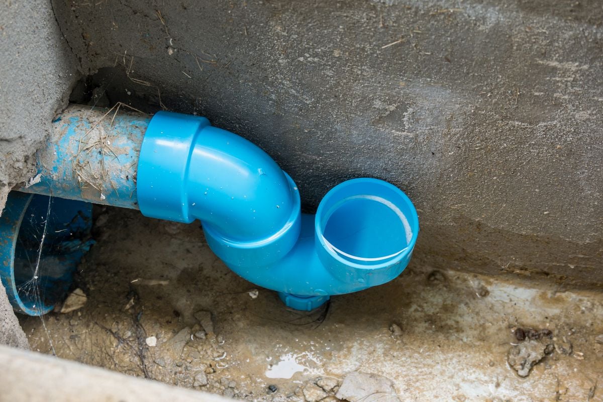 Anti odor U trap sewer pipe of the house for protect bad smell